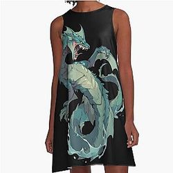 Legendary Creatures Leviathan Sea Serpent A-Line Dress