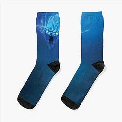 Subnautica Ghost Leviathan Poster Socks