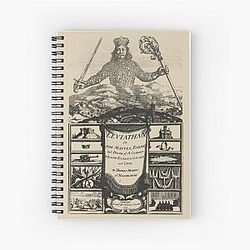 Hobbes Leviathan Frontispiece Notebook