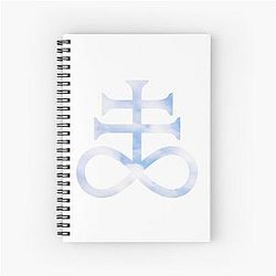 Leviathan Cross Spiral Notebook