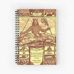 Hobbes Leviathan Deep Spiral Notebook