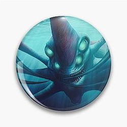 Subnautica Game Fanart Reaper Pin