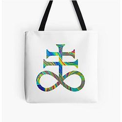 Leviathan Cross Oil Tote Bag