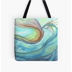 Leviathan Over Print Tote Bag