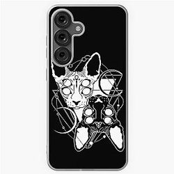 Sphynx cats with ankh and Leviathan cross symbols Samsung Galaxy Soft Case