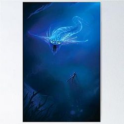 Subnautica Ghost Leviathan Poster