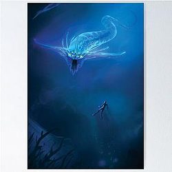 Subnautica Ghost Leviathan Poster