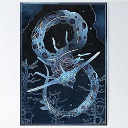 Subnautica Ghost Leviathan Poster