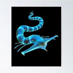 Subnautica Ghost Leviathan Poster
