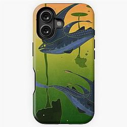 Glow Whale Leviathan iPhone Case
