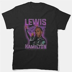 Lewis Hamilton 44 Formula 1 Bootleg Graphic T-Shirt Artwork Print 2023 Classic T-Shirt