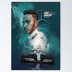 Lewis Hamilton World Champion Poster