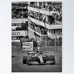 Lewis Hamilton Monaco  Poster
