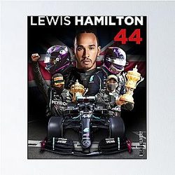 Lewis 44 - Lewis Hamilton   Poster