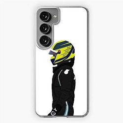 Lewis Hamilton in race suit Samsung Galaxy Soft Case