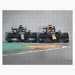 Lewis Hamilton Vs Max Verstappen - Imola Grand Prix Jigsaw Puzzle