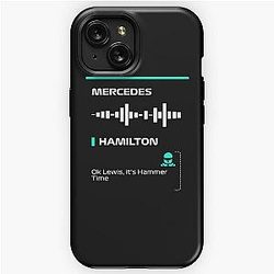  Lewis Hamilton Hammer Time radio messaged Dark (Francesco) iPhone Tough Case