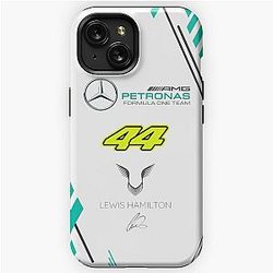Lewis Hamilton smartphone cover WHITE | Mercedes AMG Petronas Formula 1 Team iPhone Tough Case