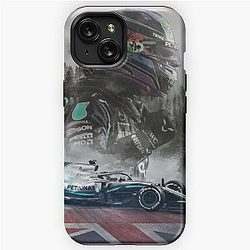 Lewis Hamilton flag posters  iPhone Tough Case