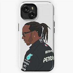 Lewis Hamilton for Mercedes at 2021 pre-season testing at Bahrain  iPhone Tough Case