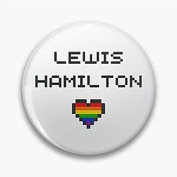 Lewis Hamilton Formula One lgbtq+ Pin