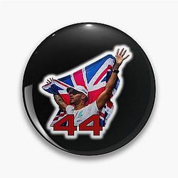 Art Lewis Hamilton Illustration Pin