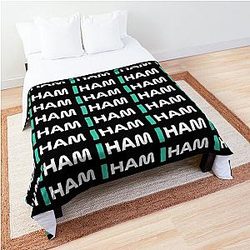 Lewis Hamilton racing symbol Comforter
