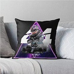 Lewis Hamilton F1 Mercedes Champion 2020 Throw Pillow