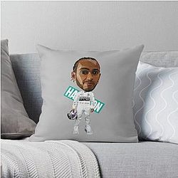 Lewis Hamilton Low Poly Pop Throw Pillow
