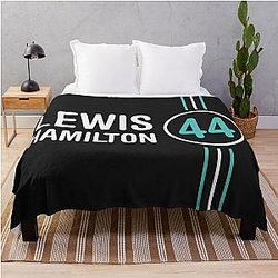 Lewis Hamilton Formula1 Motorsports World Champion Car Racing  Throw Blanket