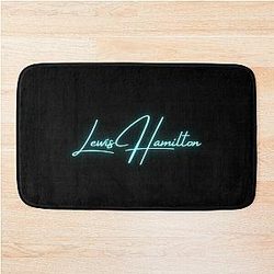 Lewis Hamilton Formula One neon Bath Mat