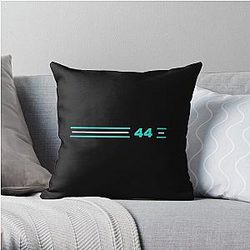 F1 Lewis Hamilton 44 Throw Pillow