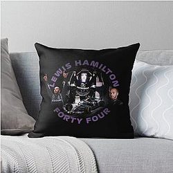 F1 Lewis Hamilton 44 Throw Pillow