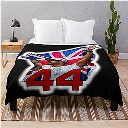 Art Lewis Hamilton Illustration Throw Blanket