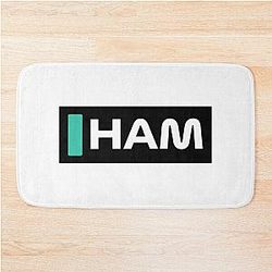 Lewis Hamilton racing symbol Bath Mat