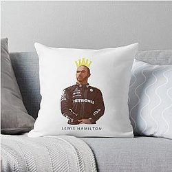 Lewis Hamilton Austria Grand Prix Throw Pillow