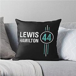 Lewis Hamilton Formula1 Motorsports World Champion Car Racing  Throw Pillow