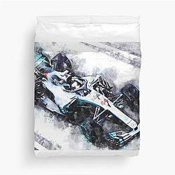 Lewis Hamilton 2018 Duvet Cover