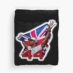 Art Lewis Hamilton Illustration Duvet Cover