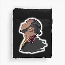 Lewis Hamilton Illustration Duvet Cover