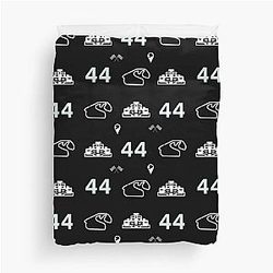 Lewis Hamilton 44 Racing Pattern  Duvet Cover