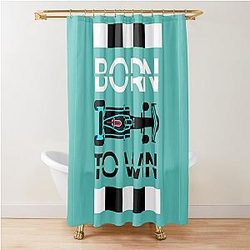 Lewis Hamilton World Champion - World Champions - Driving Legend - GRAND PRIX Shower Curtain