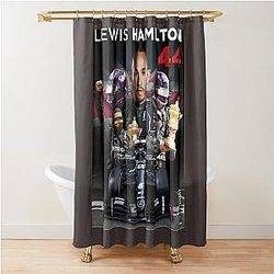 Lewis 44  Lewis Hamilton Shower Curtain
