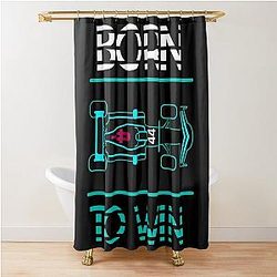 Lewis Hamilton World Champion - World Champions - Driving Legend - GRAND PRIX Shower Curtain