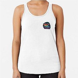 Lewis Hamilton - Pride Helmet  Racerback Tank Top
