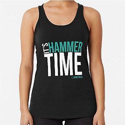Lewis Hamilton F1 mask Racerback Tank Top