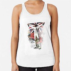 F1 Lewis Hamilton 44 Racerback Tank Top