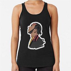 Lewis Hamilton Illustration Racerback Tank Top