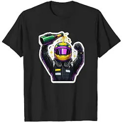 Celebration Retro Art PTTT1404  Lewis Hamilton T-Shirts
