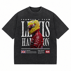 F1 Racing Graphic TTPM0704 Lewis Hamilton T-Shirts